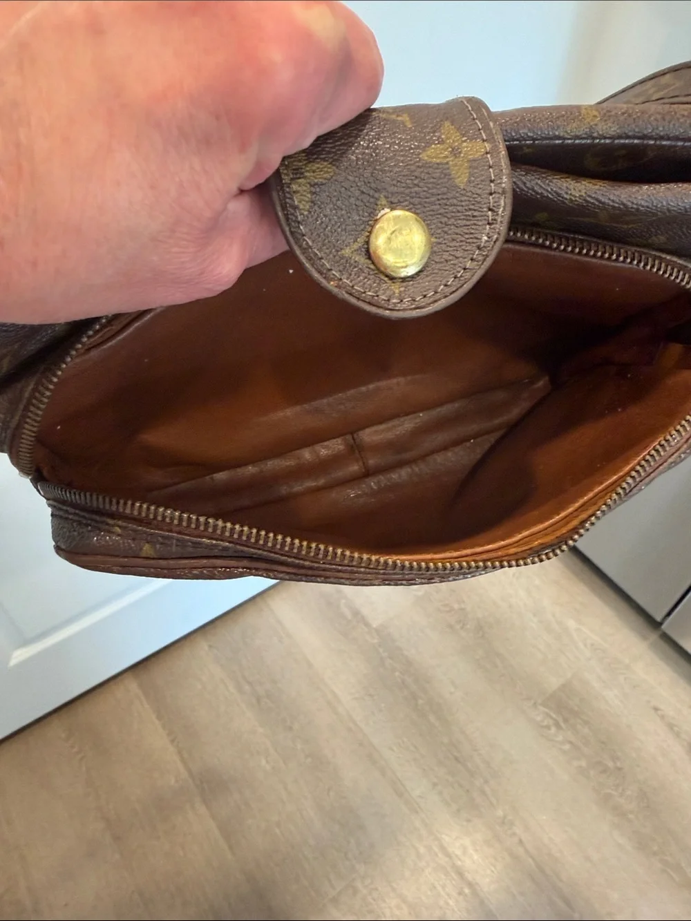 Louis Vuitton Monogram Nile Shoulder/ Crossbody Bag  Date Code not visible